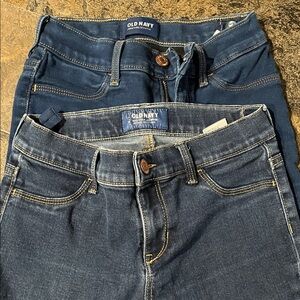 Old Navy Dark and Medium Blue Jeans Set